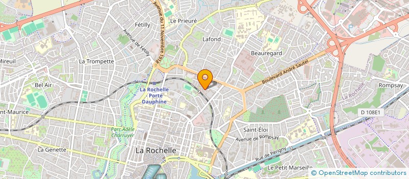 localisation de l'entreprise MONSIEUR BENOIT RAVENEL  LA ROCHELLE