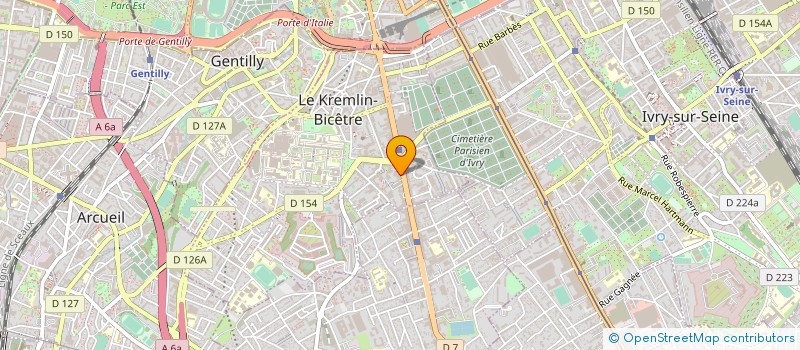 localisation de l'entreprise MONSIEUR BENOIT RAY à LE KREMLIN-BICETRE