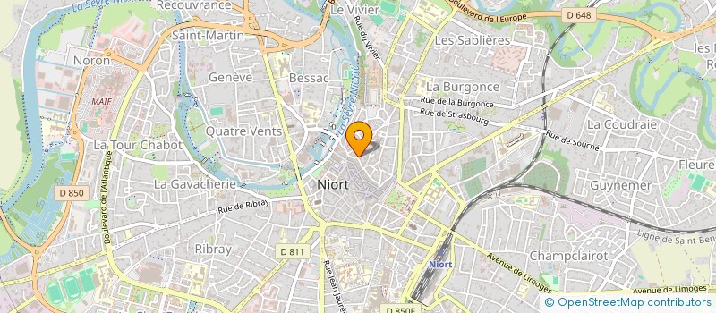 localisation de l'entreprise MONSIEUR BENOIT RAYMOND à NIORT