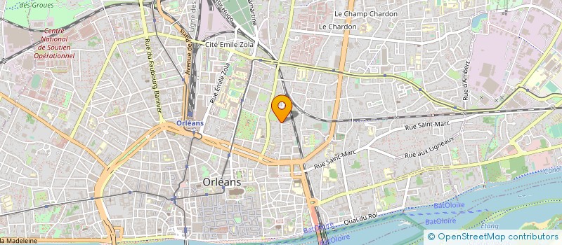 localisation de l'entreprise MONSIEUR BENOIT RAYMOND LOMBARD  ORLEANS