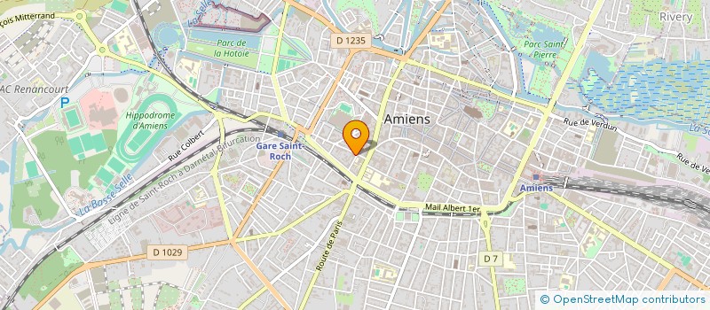 localisation de l'entreprise MONSIEUR BENOIT REBUTTINI à AMIENS
