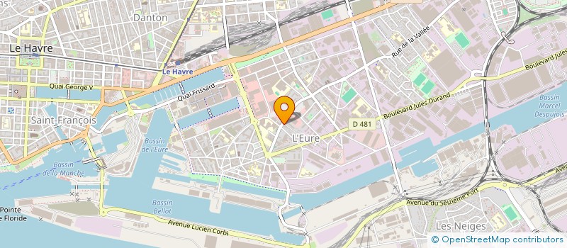 localisation de l'entreprise MONSIEUR BENOIT RECHER à LE HAVRE