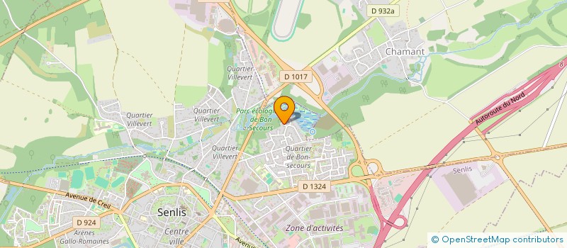 localisation de l'entreprise MONSIEUR BENOIT RECOPE DE TILLY BLARU  SAINT-MAXIMIN