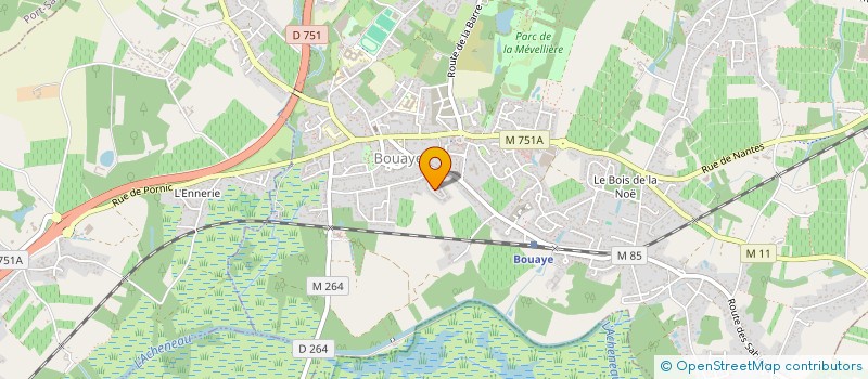 localisation de l'entreprise MONSIEUR BENOIT REMONDET  BOUAYE