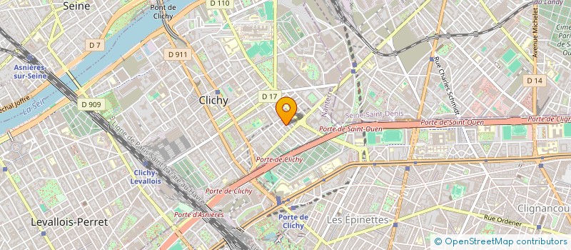 localisation de l'entreprise MONSIEUR BENOIT REMPENAULT à CLICHY
