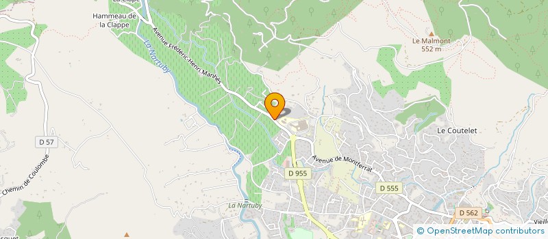 localisation de l'entreprise MONSIEUR BENOIT RENSON  DRAGUIGNAN