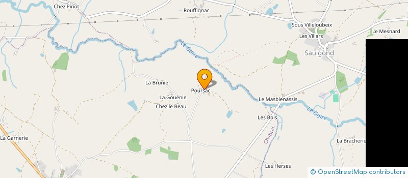 localisation de l'entreprise MONSIEUR BENOIT RESTOUX  CHABRAC