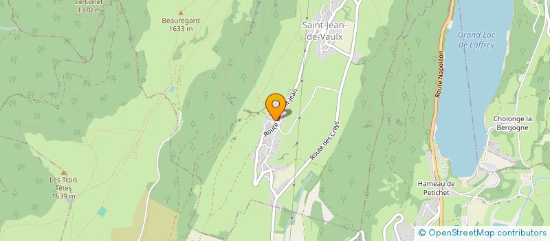 localisation de l'entreprise MONSIEUR BENOIT REYNIER POETE  SAINT-JEAN-DE-VAULX