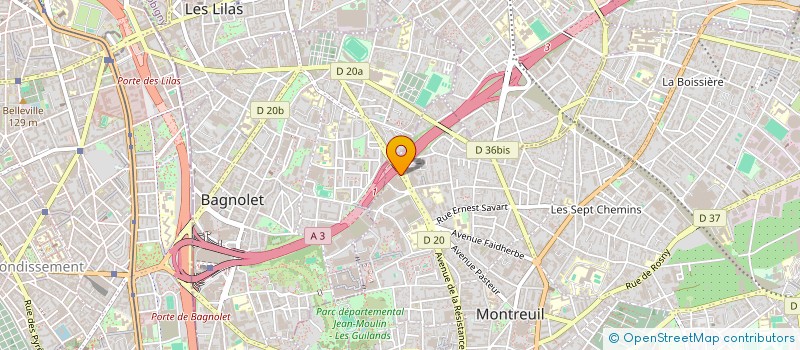 localisation de l'entreprise MONSIEUR BENOIT RIALLAND à MONTREUIL