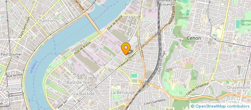 localisation de l'entreprise MONSIEUR BENOIT RIBOULET  BORDEAUX