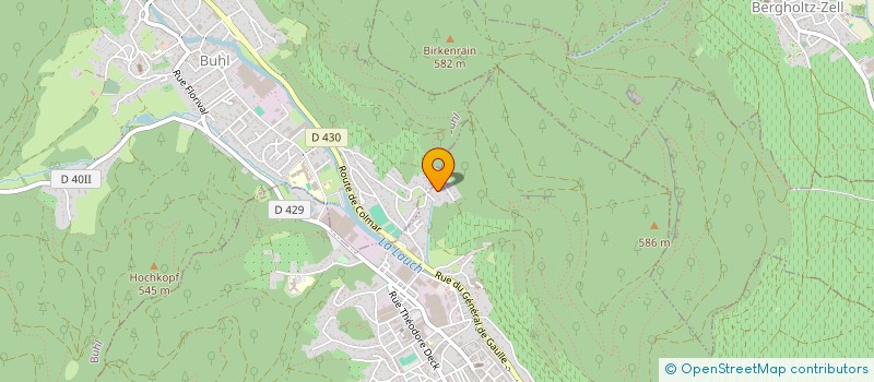 localisation de l'entreprise MONSIEUR BENOIT RICHARD  GUEBWILLER