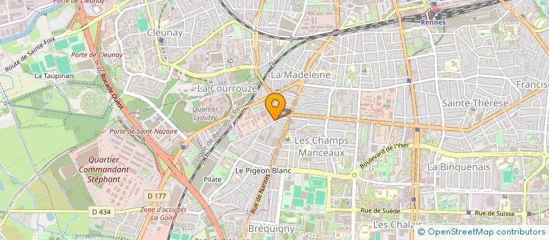 localisation de l'entreprise MONSIEUR BENOIT RICHARD  SAINT-JACQUES-DE-LA-LANDE