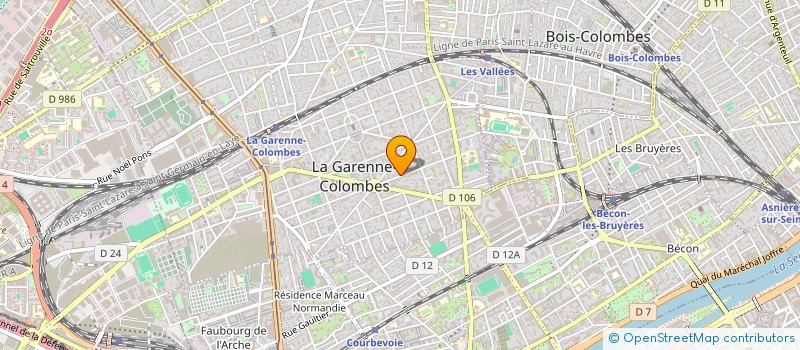 localisation de l'entreprise MONSIEUR BENOIT RICHARD à LA GARENNE-COLOMBES