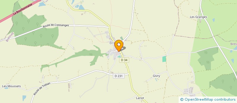 localisation de l'entreprise MONSIEUR BENOIT RICHARD DE SOULTRAIT  SOUVIGNY