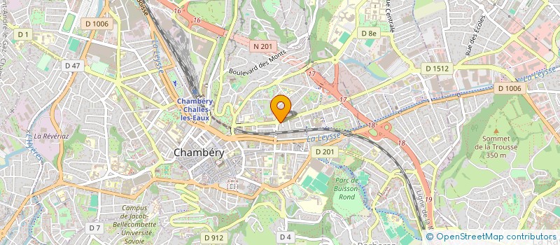 localisation de l'entreprise MONSIEUR BENOIT RICHARDEAU  CHAMBERY