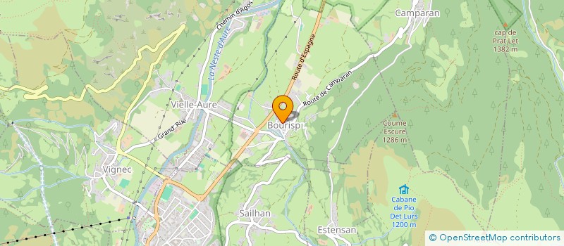 localisation de l'entreprise MONSIEUR BENOIT RIEDEL  SAINT-LARY-SOULAN