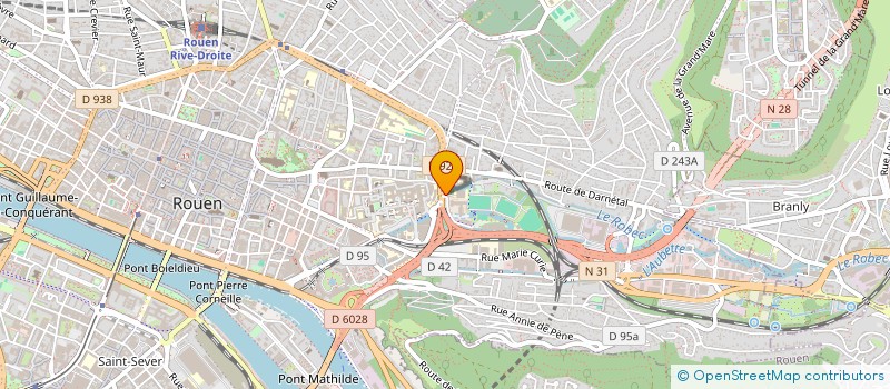 localisation de l'entreprise MONSIEUR BENOIT RIMBERT à ROUEN