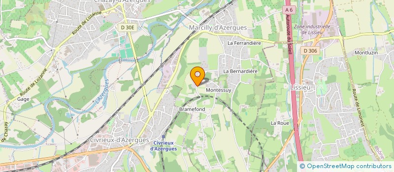 localisation de l'entreprise MONSIEUR BENOIT RIOT LE JUNTER  MARCILLY-D'AZERGUES