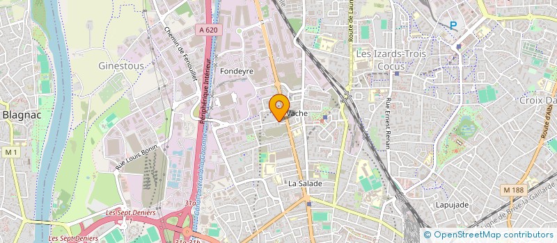 localisation de l'entreprise MONSIEUR BENOIT RIQUELME  TOULOUSE