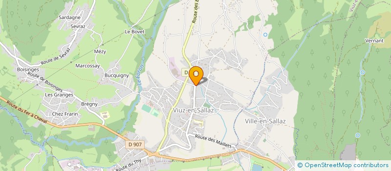 localisation de l'entreprise MONSIEUR BENOIT RISSE  VIUZ-EN-SALLAZ