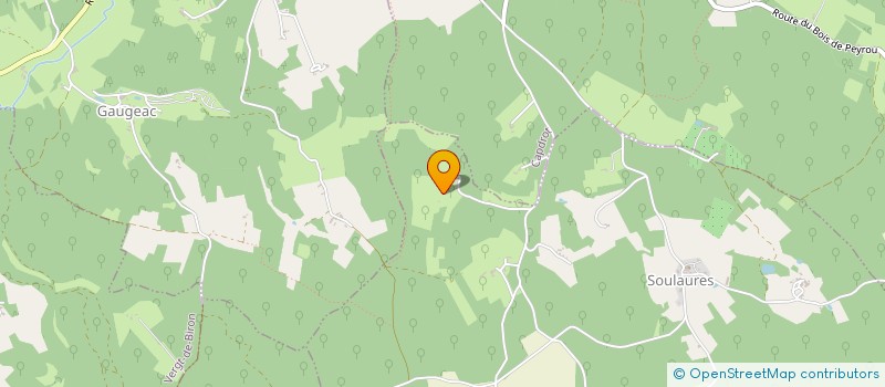 localisation de l'entreprise MONSIEUR BENOIT RIVIERE  SOULAURES