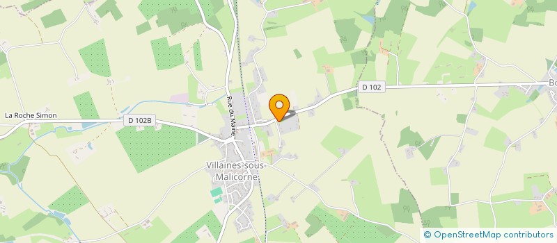 localisation de l'entreprise MONSIEUR BENOIT ROBERT  VILLAINES-SOUS-MALICORNE