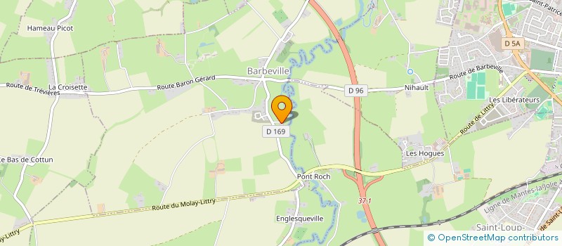 localisation de l'entreprise MONSIEUR BENOIT ROBILLARD DE BEAUREPAIRE  BARBEVILLE