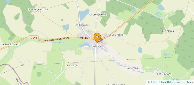 localisation de l'entreprise MONSIEUR BENOIT ROBIN  LAVAU