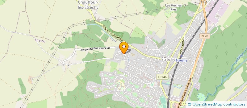 localisation de l'entreprise MONSIEUR BENOIT ROCHE à ETRECHY