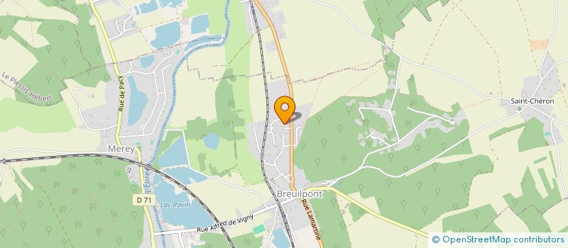 localisation de l'entreprise MONSIEUR BENOIT ROCHETTE  BREUILPONT