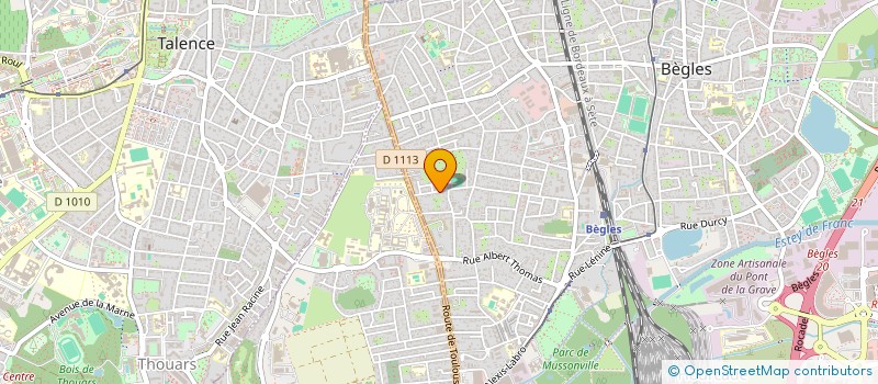 localisation de l'entreprise MONSIEUR BENOIT RODDE  MERIGNAC