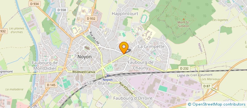 localisation de l'entreprise MONSIEUR BENOIT ROLAND à NOYON