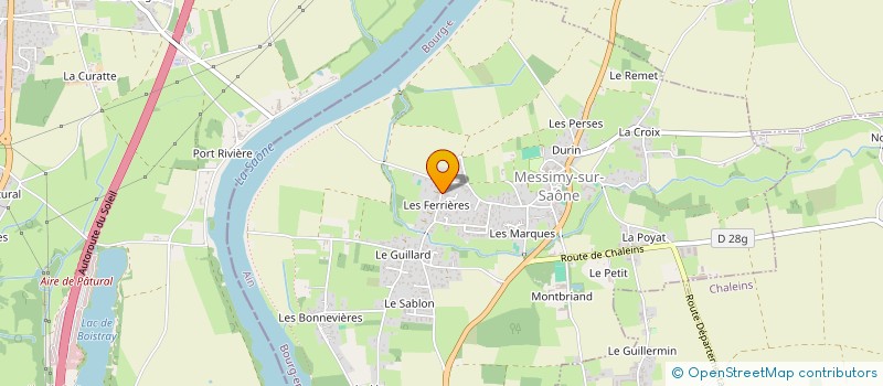 localisation de l'entreprise MONSIEUR BENOIT ROLLET  MESSIMY-SUR-SAONE