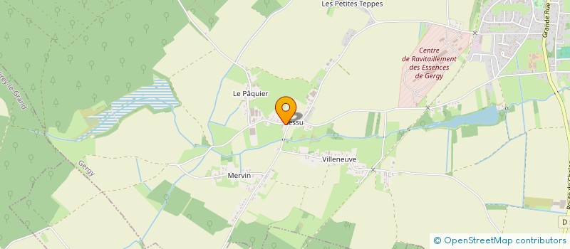 localisation de l'entreprise MONSIEUR BENOIT ROMANET  GERGY