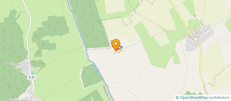 localisation de l'entreprise MONSIEUR BENOIT ROMEDENNE  AUTHE