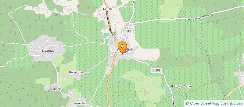 localisation de l'entreprise MONSIEUR BENOIT ROMERO  LISTRAC-MEDOC