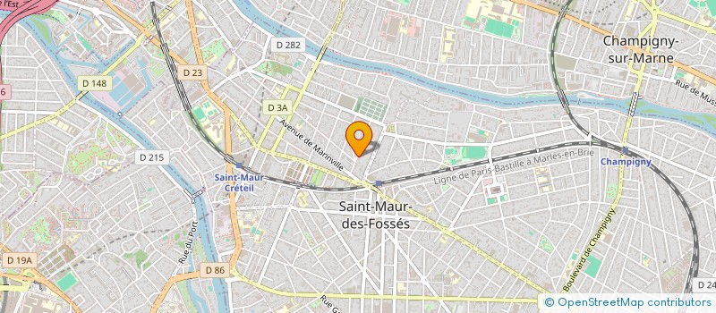 localisation de l'entreprise MONSIEUR BENOIT ROOSE  SAINT-MAUR-DES-FOSSES