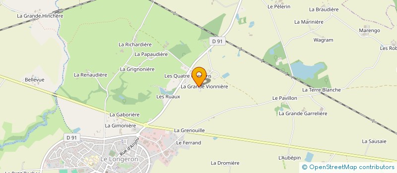 localisation de l'entreprise MONSIEUR BENOIT ROTUREAU à SEVREMOINE