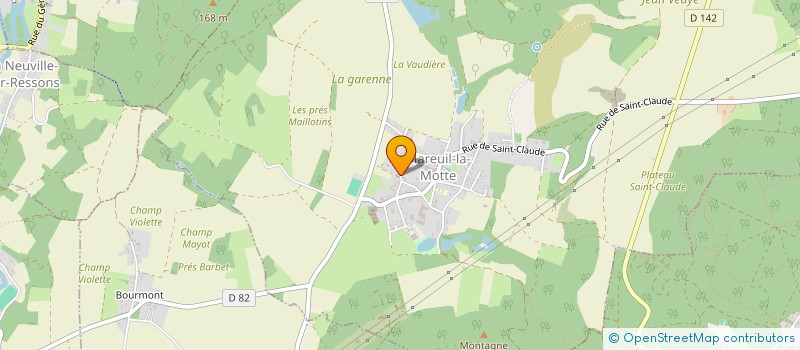 localisation de l'entreprise MONSIEUR BENOIT ROULLAND  MAREUIL-LA-MOTTE