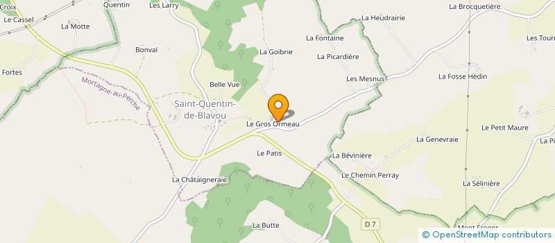 localisation de l'entreprise MONSIEUR BENOIT ROUMIS à SAINT-QUENTIN-DE-BLAVOU