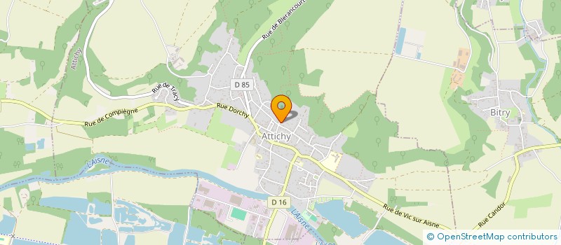 localisation de l'entreprise MONSIEUR BENOIT ROUSSEAU  ATTICHY