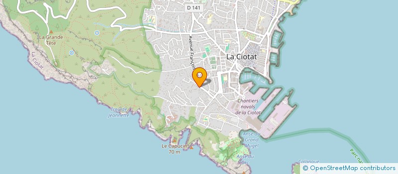 localisation de l'entreprise MONSIEUR BENOIT ROUSSEL à LA CIOTAT