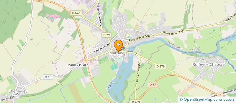 localisation de l'entreprise MONSIEUR BENOIT ROUSSET  MARNAY