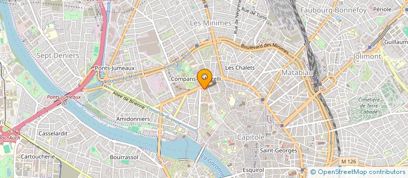 localisation de l'entreprise MONSIEUR BENOIT ROUXEL  TOULOUSE