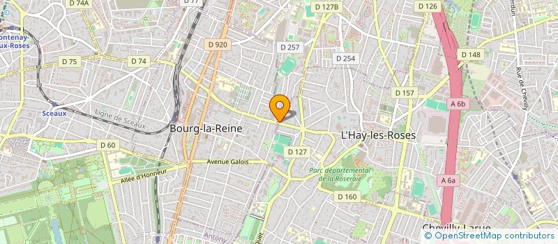 localisation de l'entreprise MONSIEUR BENOIT ROUYER à SCEAUX