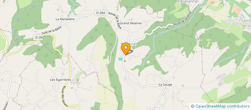 localisation de l'entreprise MONSIEUR BENOIT ROZIER à VELANNE