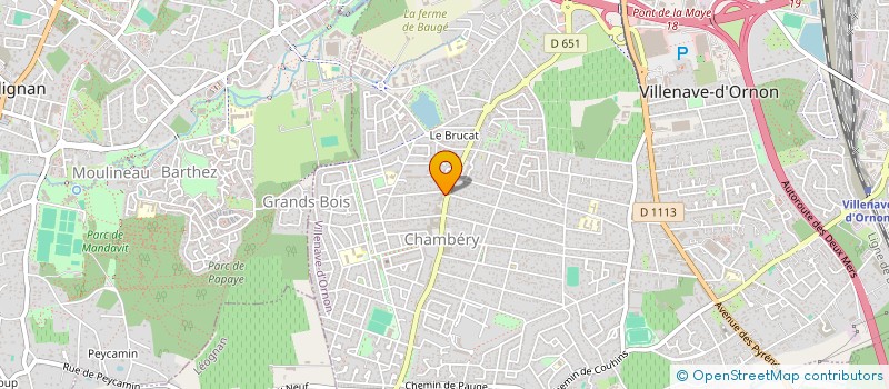 localisation de l'entreprise MONSIEUR BENOIT RUIZ  CADAUJAC