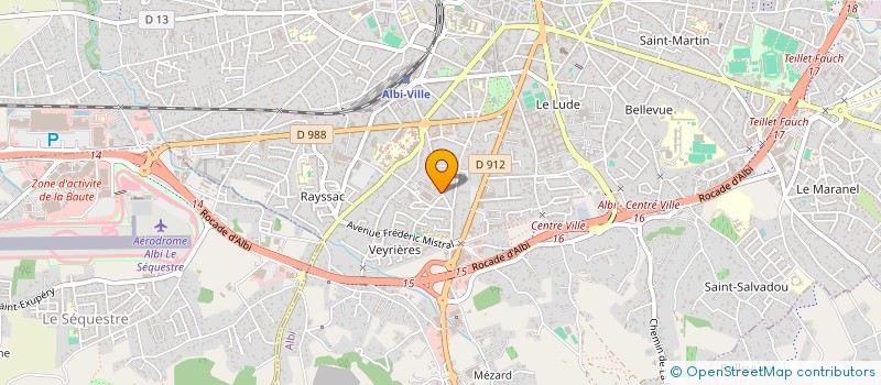 localisation de l'entreprise MONSIEUR BENOIT SABATIER à ALBI