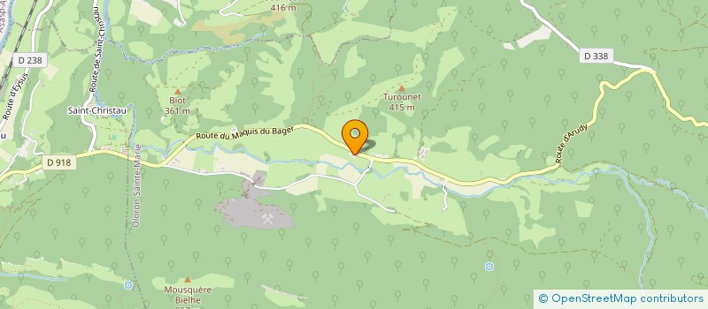 localisation de l'entreprise MONSIEUR BENOIT SABATTE  OLORON-SAINTE-MARIE