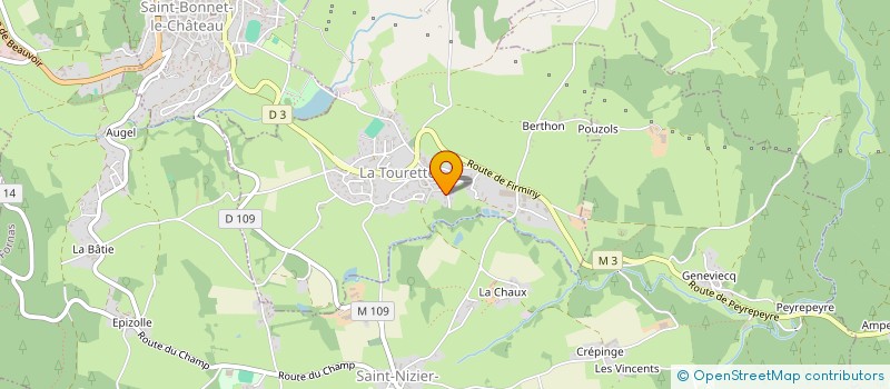 localisation de l'entreprise MONSIEUR BENOIT SABY  LA TOURETTE